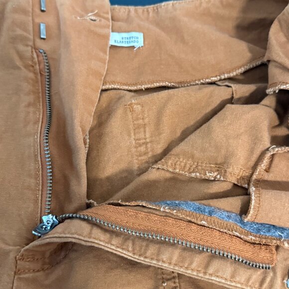 A New Day Pants Womens 12 Orange Straight Leg Indie Chic Boho Casual - Picture 8 of 14